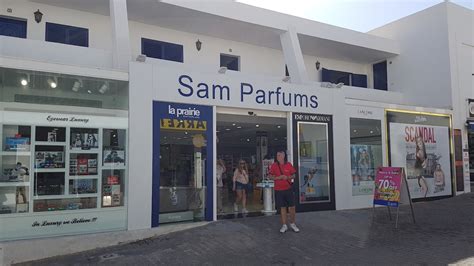 Sam Parfums store in Playa Blanca, Lanzarote.